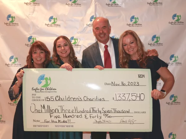 Eagles for Children donates $1,337,540 at 2023 year-end banquet